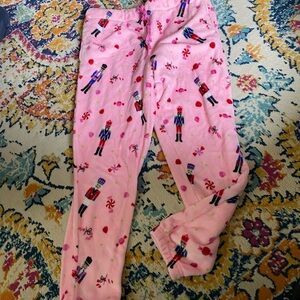 Pink Nutcracker Fleece Pajama Pants